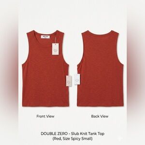 Double Zero Red Tank Top